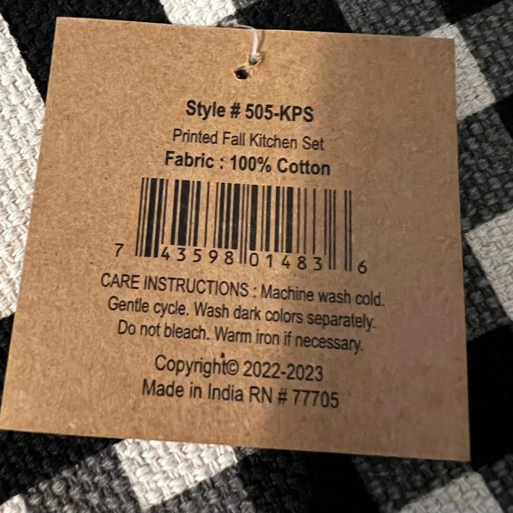 NWT 4 “Its Fall Y’all” Farmhouse Placemats Set - Picture 3 of 5